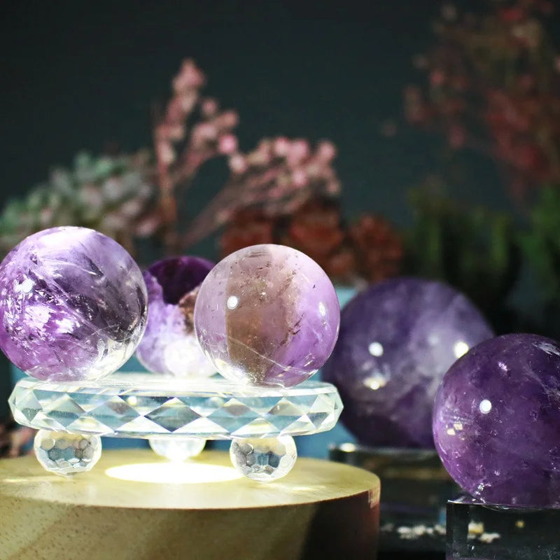 Wholesale Natural Crystal Amethyst Sphere Ametrine Ball Healing Quartz for Decoration