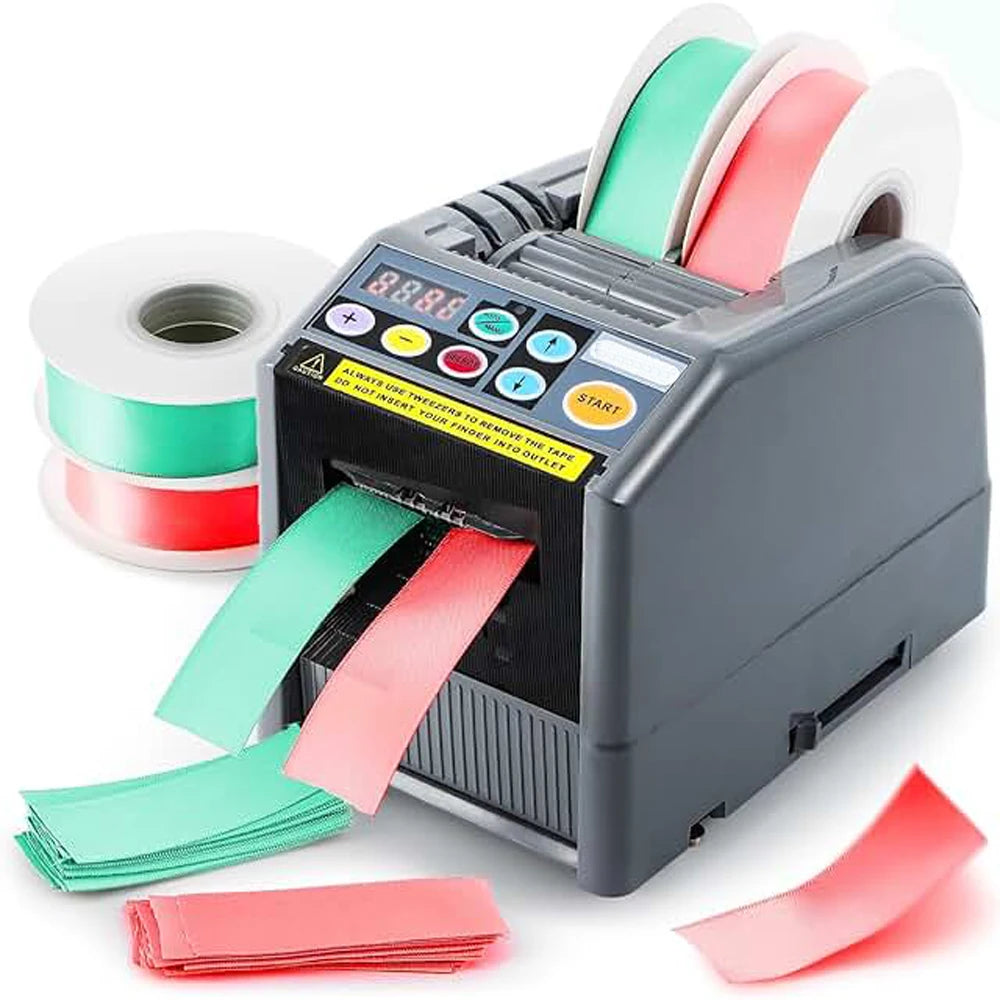 Wholesale Zcut9 6-60mm Automatic Fabric Tape Dispenser Adhesive Electric Ribbon Roses Cutting Machine for Flower Bouquet
