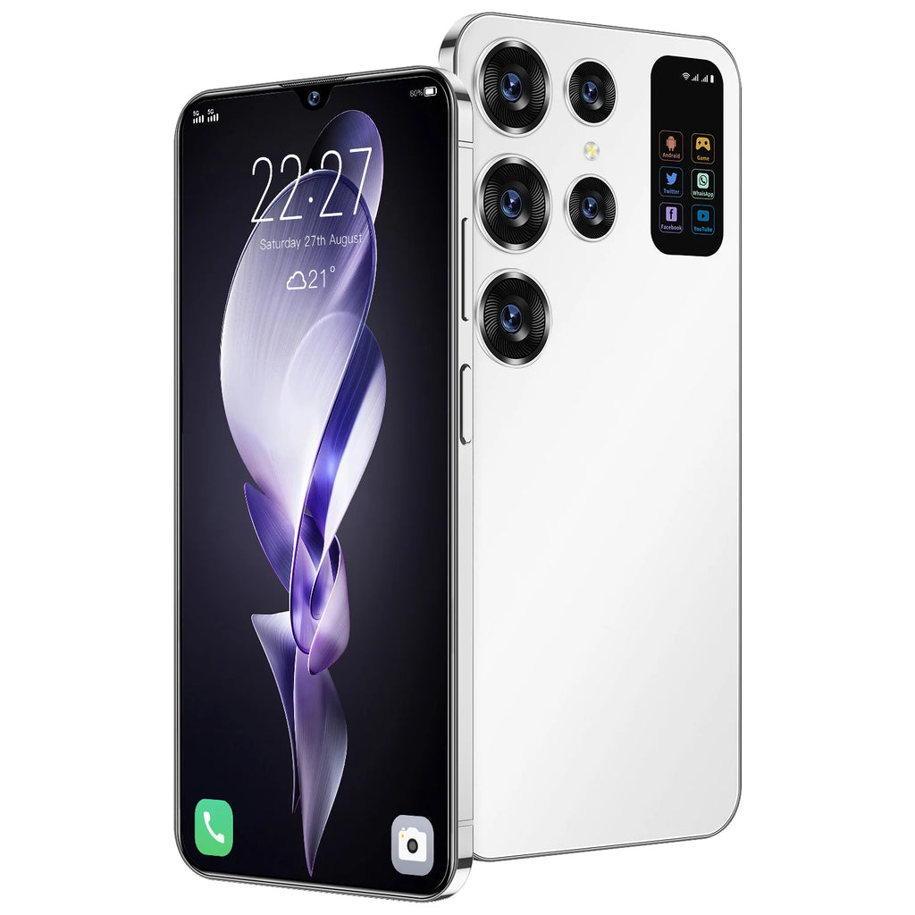 Best Selling S26 ULTRA Android 4K Deca Core 108MP Unlocked LTE Smartphone 16+1TB 5G Full HD Screen High Quality Mobile Phone - Tidesmit