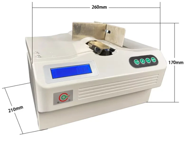 Small 20mm Paper Strapping Banding Machine Banknote/Tags/Cards Bundling Machine Heat Sealing Banding Machine