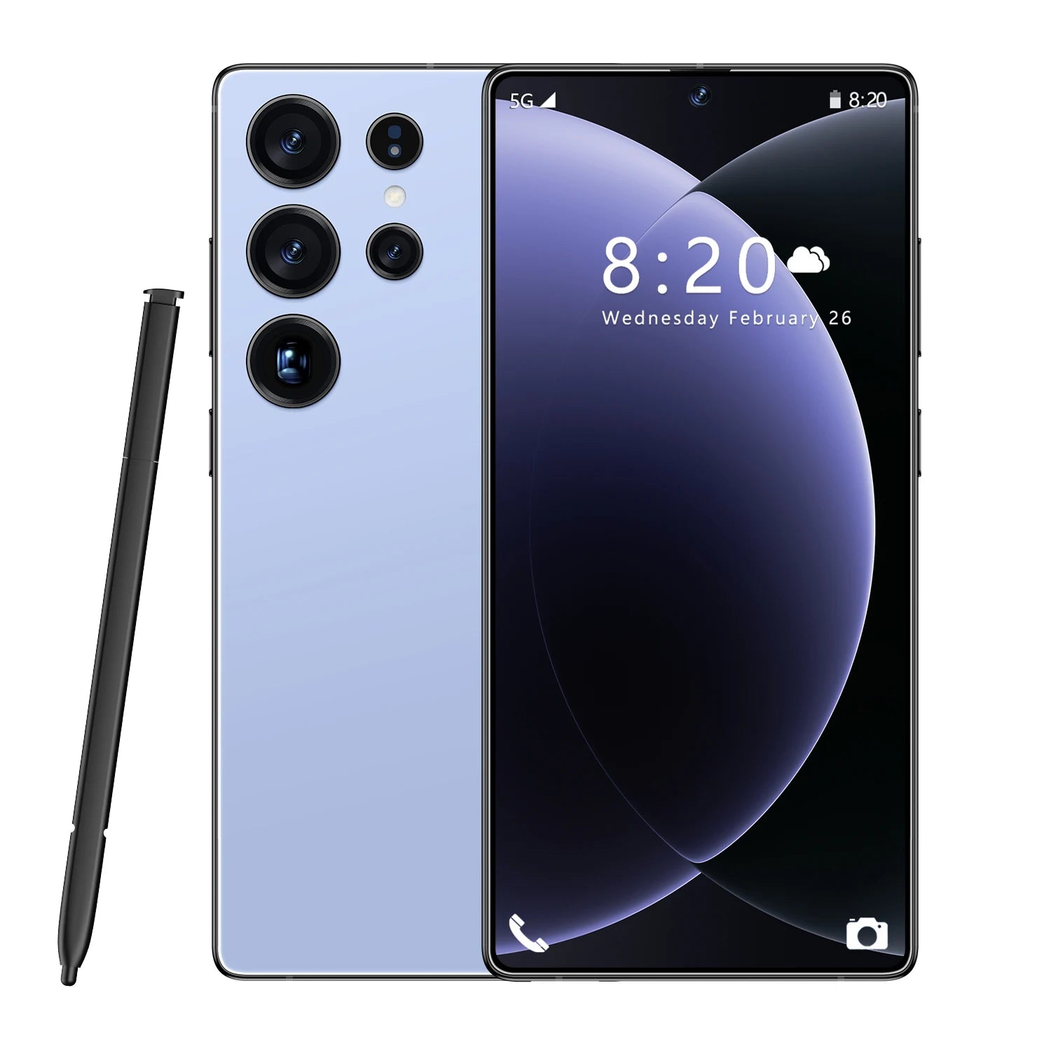 S26 Ultra 5G Smartphone: 16GB RAM, 1TB Storage & AMOLED Display Blue 16g Tidesmit