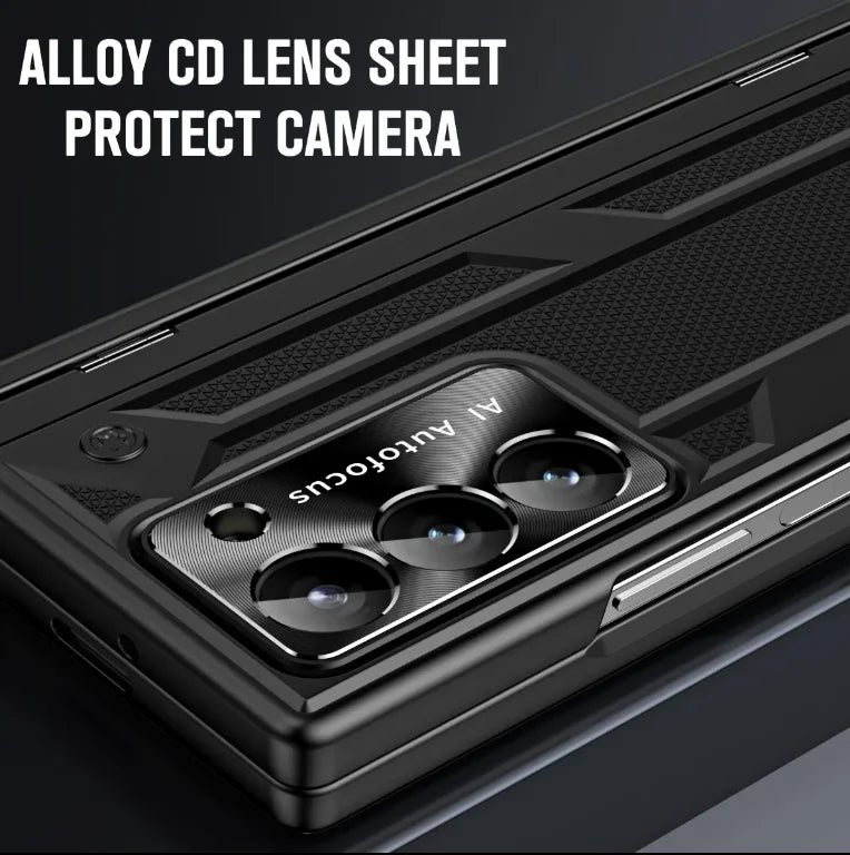 Double Kickstand Armor Case for Samsung for Galaxy Z Fold6 Hinge Protection and Build-in Screen Protector Model Plus Tidesmit