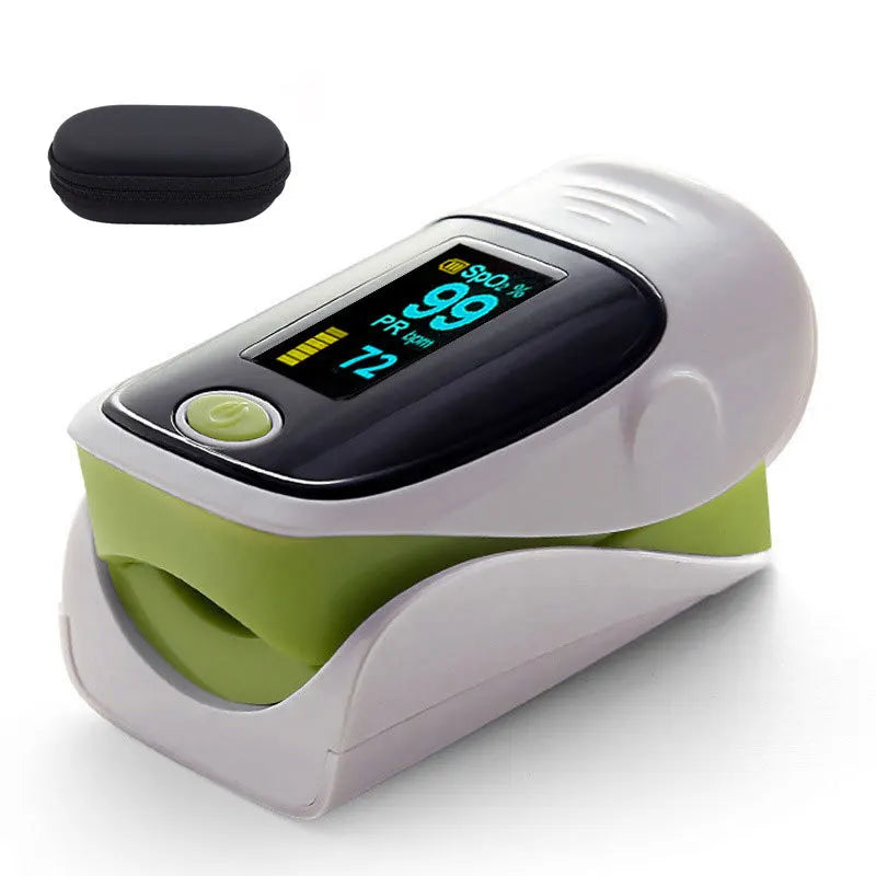 JYHealth Digital finger pulse oximeter OLED medical pulsioximetro SPO2 PR PI health alarm Fingertip oximetro de dedo with case