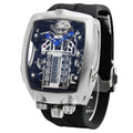 High-End Japanese Automatic Movement Watch Eco-Friendly Silicone Band with Stainless Steel Case Watch