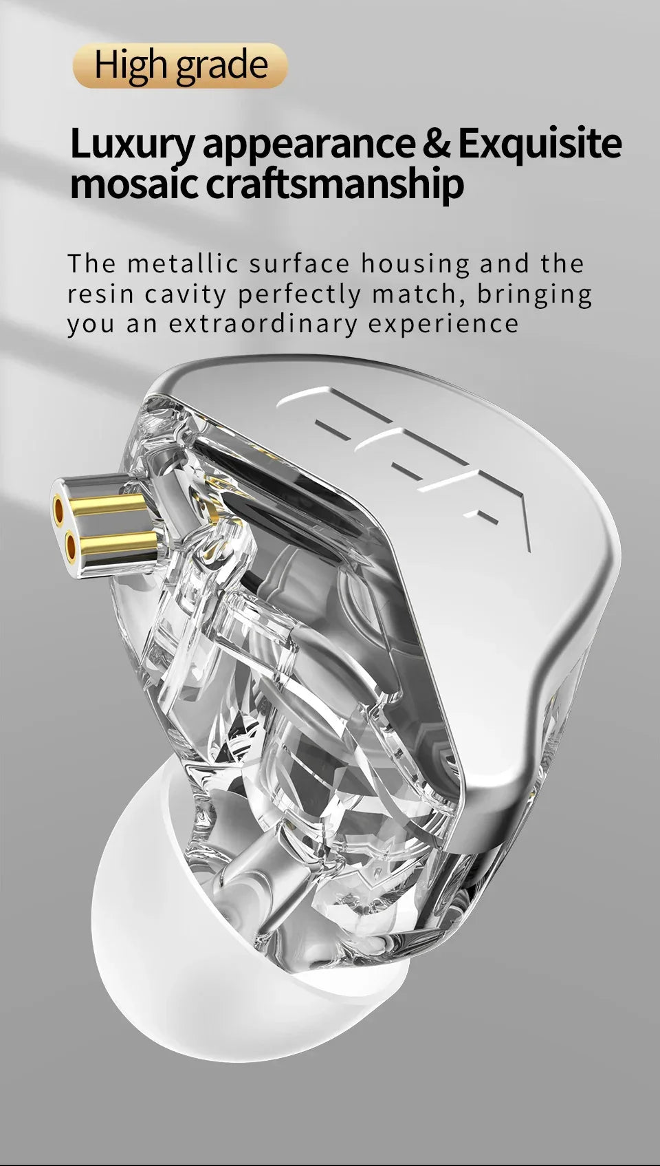 CCA CRA In-Ear Monitors | Dynamic Driver Wired Earbuds | Tidesmit Tidesmit