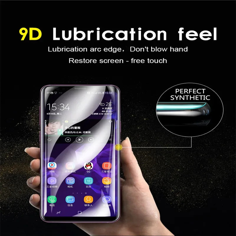 Samsung Galaxy Hydrogel Screen Protector 3-Pack - Case Friendly HD Film Tidesmit