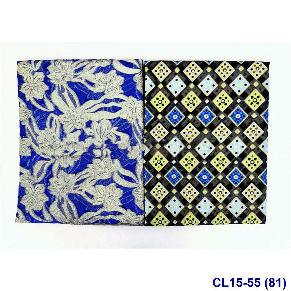 Lisami RTS Luxury Silk Fabric Elegant Multi-Color 3D Metallic Handcut for Dresses Weddings and Curtains
