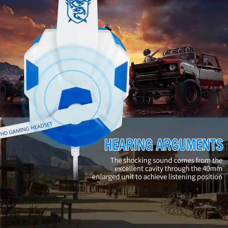 Wired Gaming Headset with Microphone - 7.1 Surround Sound for PC and PS5 Tidesmit