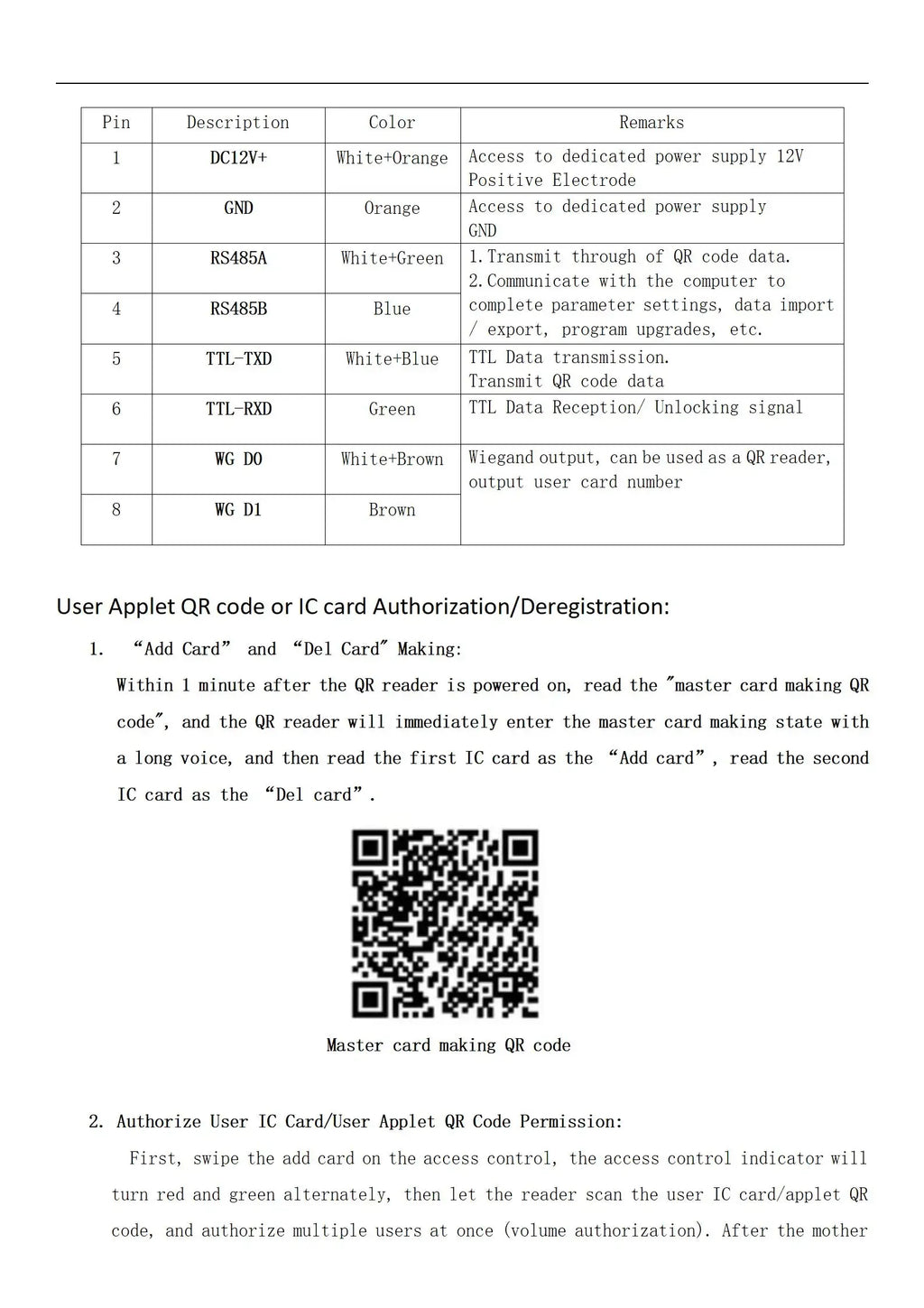 Wiegand Fixed Mount Embedded 2D Barcode Scanner Module Engine Qr Code Reader For Parking Access Control System