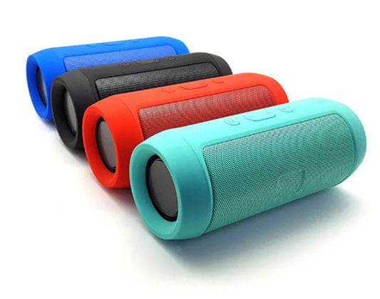 Bluetooth Speaker -J006 Charge2+ Mini Desktop Wireless USB TF Radio BT Speaker with Iron Mesh Stylish and Practical