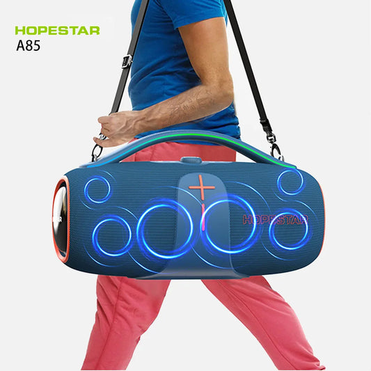 Bluetooth Speaker -Factory HOPESTAR A85 Outdoor High Power 400W Wireless Blue Tooth Speaker Portable Waterproof IPX6 TWS Party Karaoke RGB  AUX