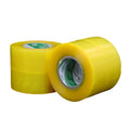 Yellow packing sealing tape rolls, thick adhesive, 76mm width