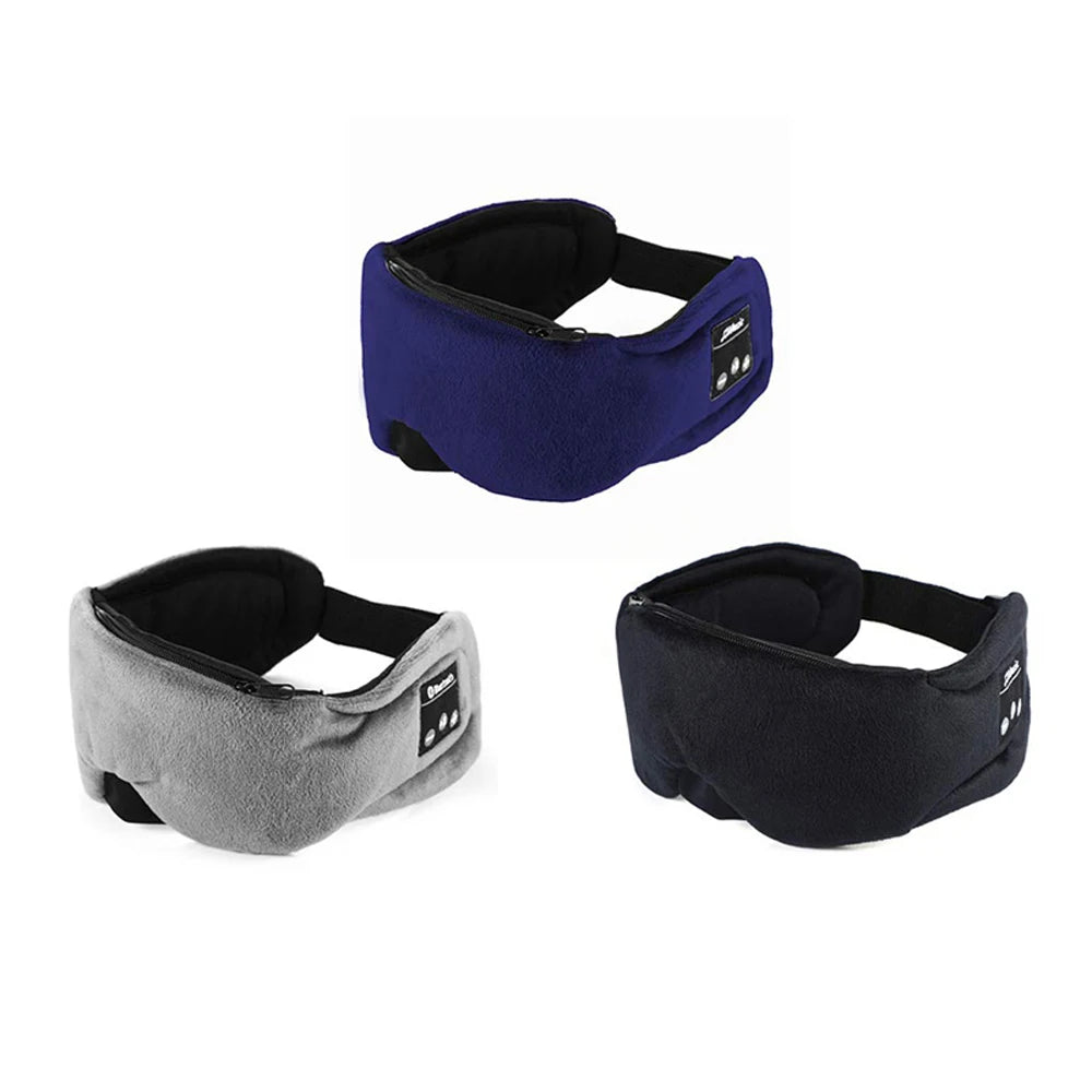 Bluetooth Speaker -Bluetooth Sleep Headphones with Built-in Speakers and Mic, Bluetooth Eye Mask with Headphones for Sleep Travel Meditation