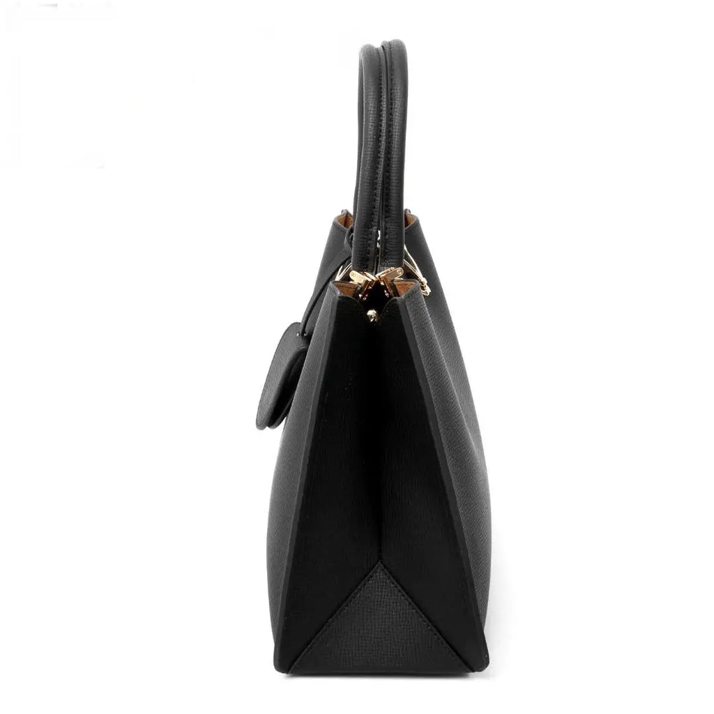 JACK CAPTAI Luxury Genuine Leather Waterproof Zipper Women's Casual Tote Solid Pattern Polyester Lining Trending Designer