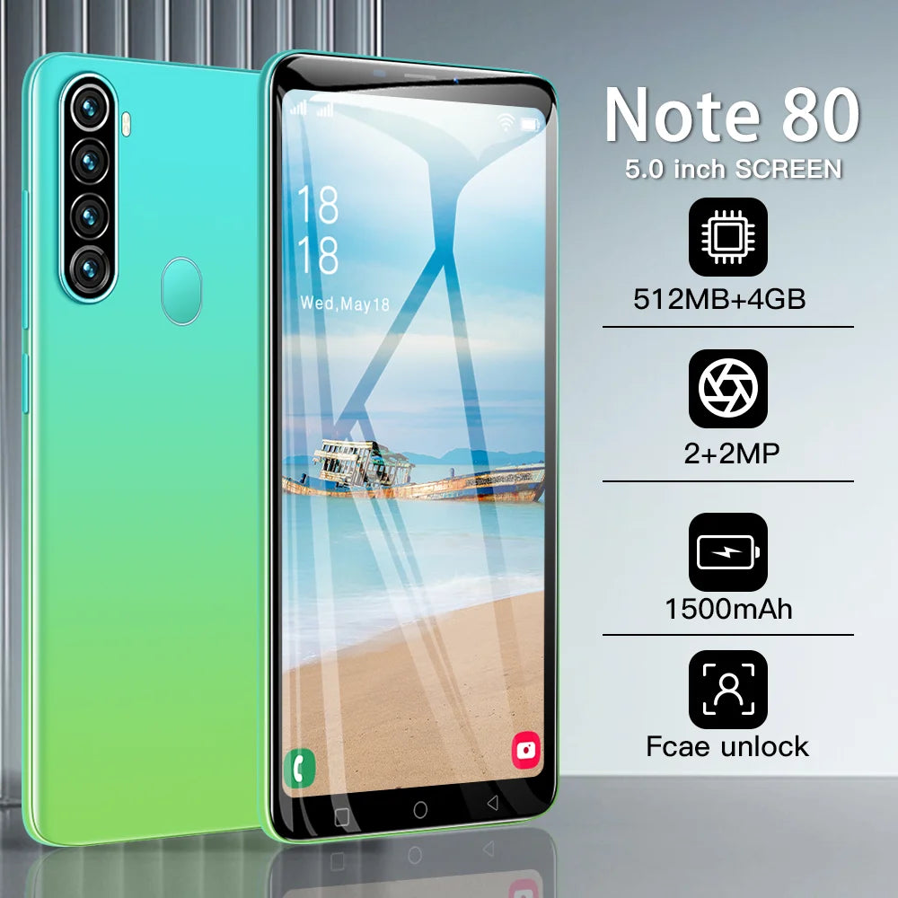 New Low-price Note80 HD 5.1-inch Full Screen 3G Mobile Phone E-commerce Cheap Smart Phones Made in China - Tidesmit
