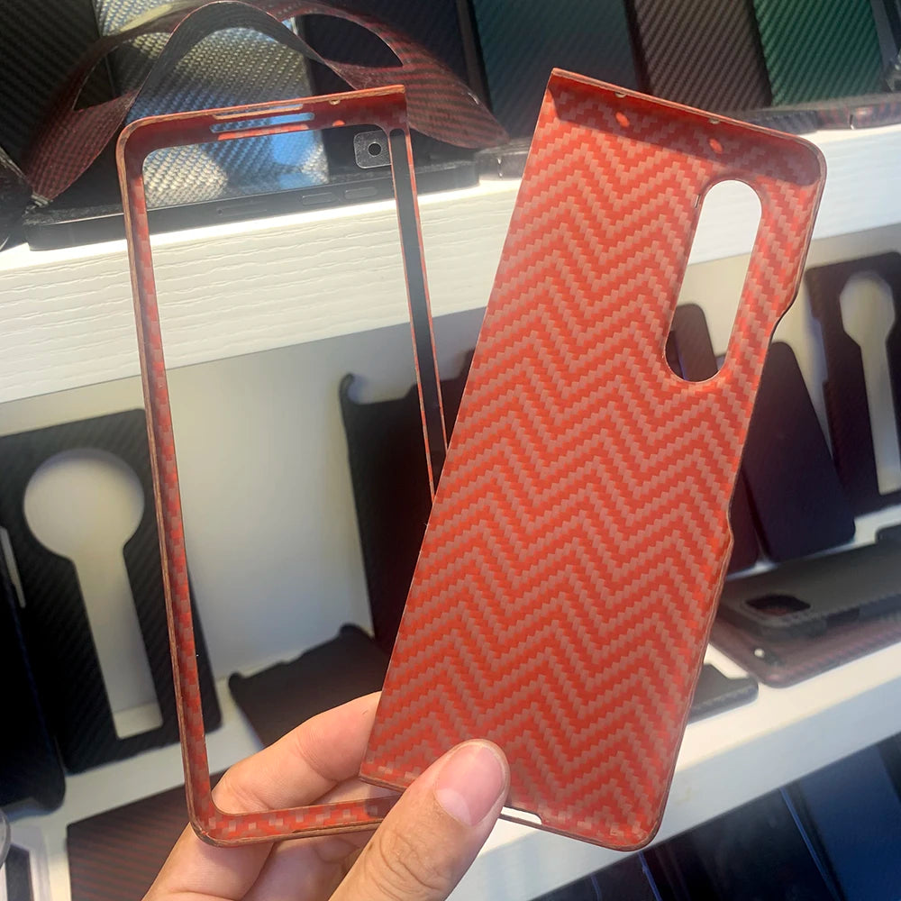 Samsung Galaxy Z Fold 6 Carbon Fiber Case | Ultra-Thin Aramid Cover Tidesmit