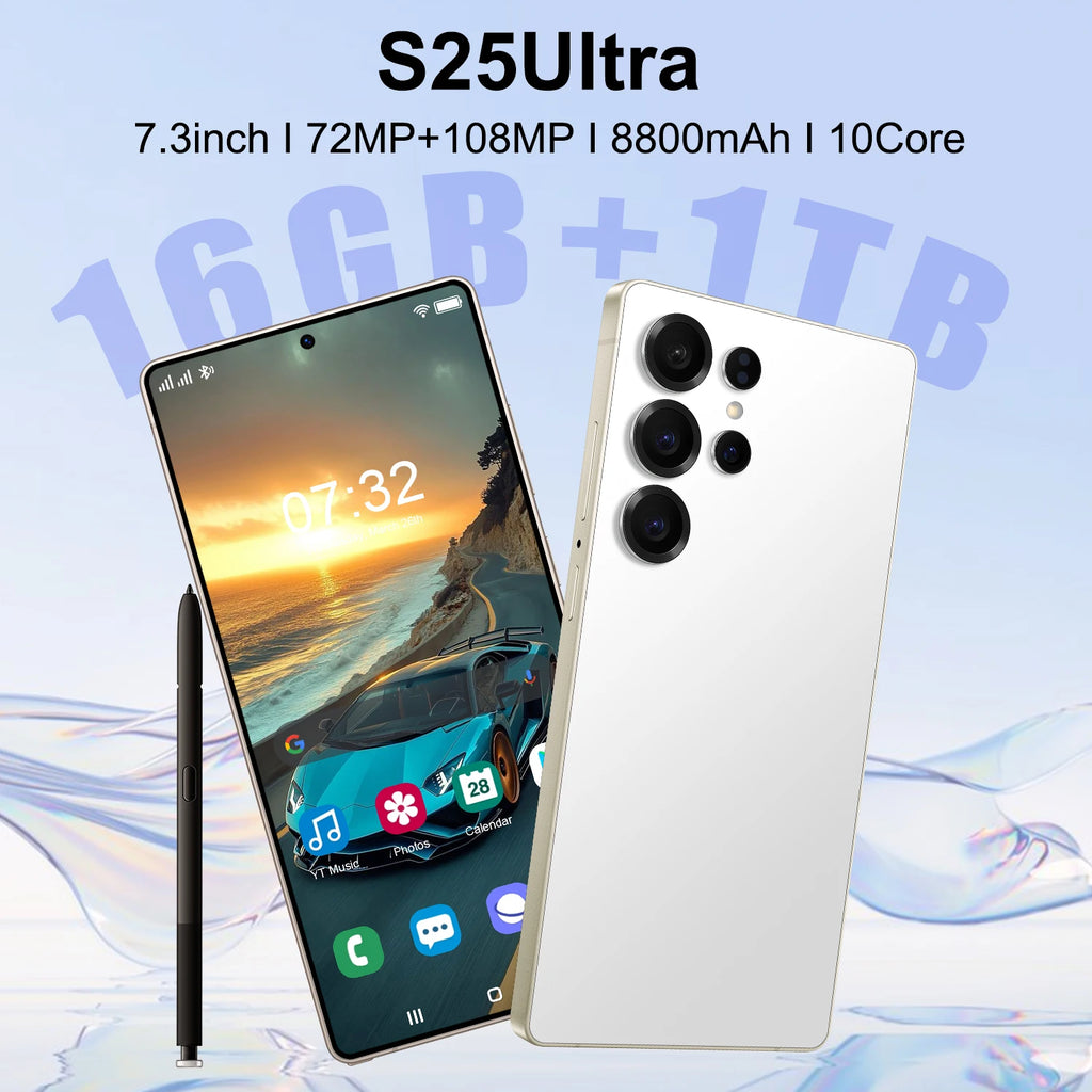 Unlocked 5G Smartphone, 7.3-Inch AMOLED, 16GB RAM, 1TB Storage - Tidesmit Tidesmit