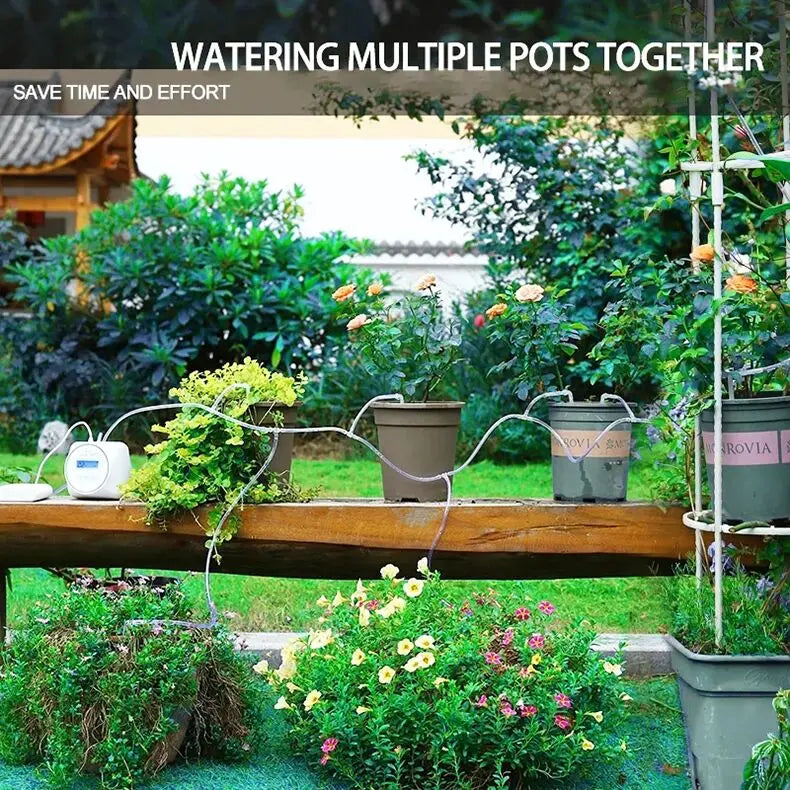 New Intelligent Drip Irrigation Water Pump Timer System Garden Plant Automatic Irrigation Controller Timer Watering Device Set