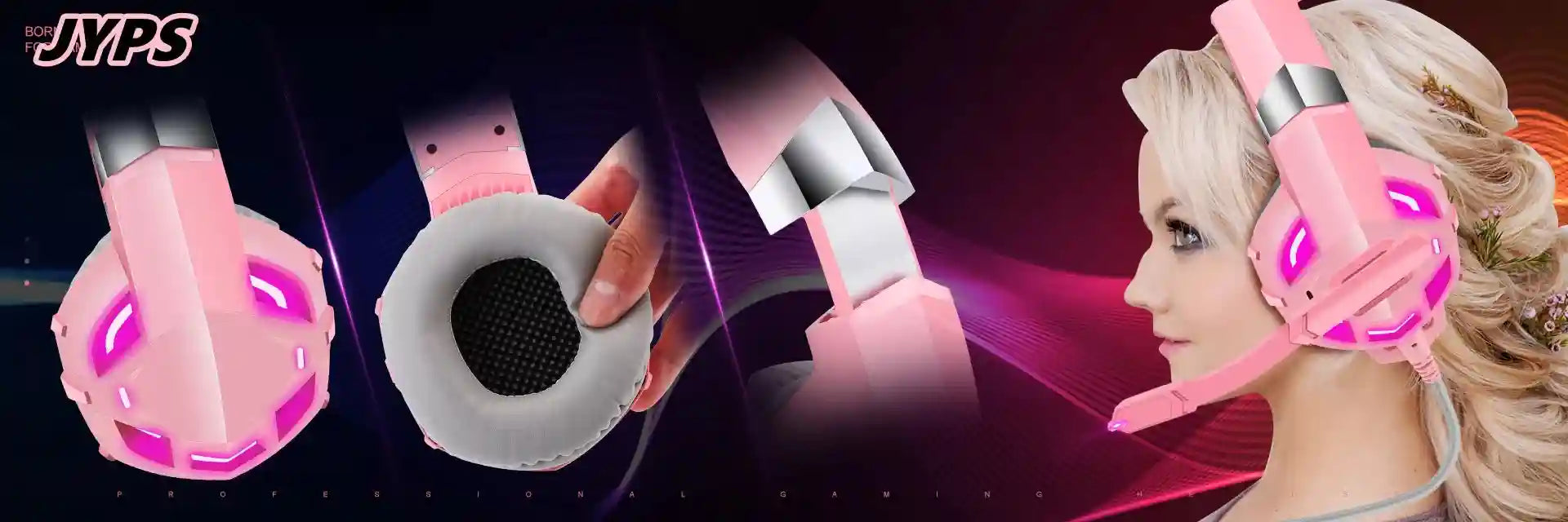 Wired Gaming Headphones with Mic - Over-Ear Noise-Cancelling Headset Tidesmit