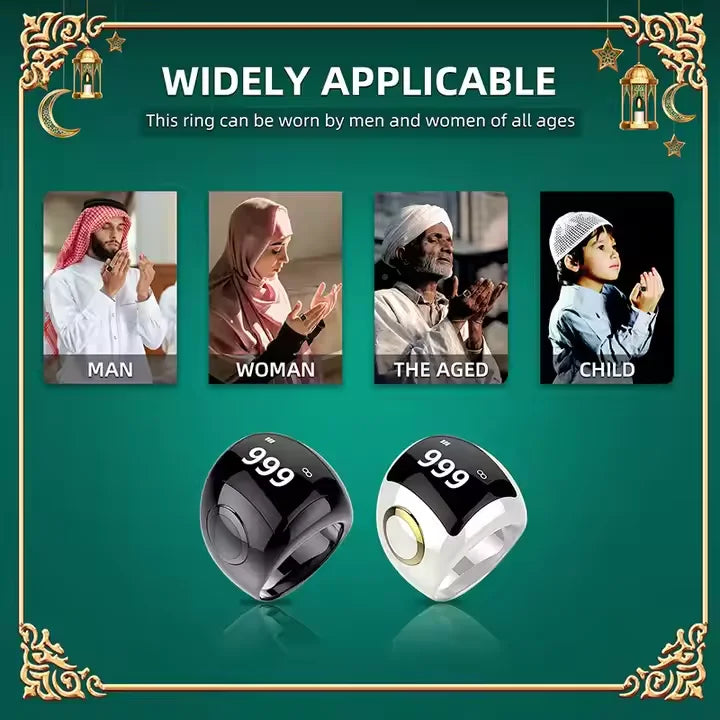 Trending Products Smart Ring Islam Electronic Zikr Ring Muslim Ramadan Decorations Gifts Tidesmit