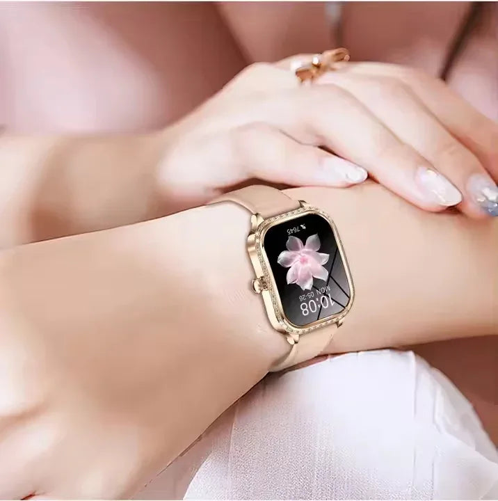 Fashion Smart Watch MK88 Fitness Tracker 1.75inch TFT Display IP68 Waterproof 220mAh Android Relojes Smartwatch 2025 for Ladies - Tidesmit