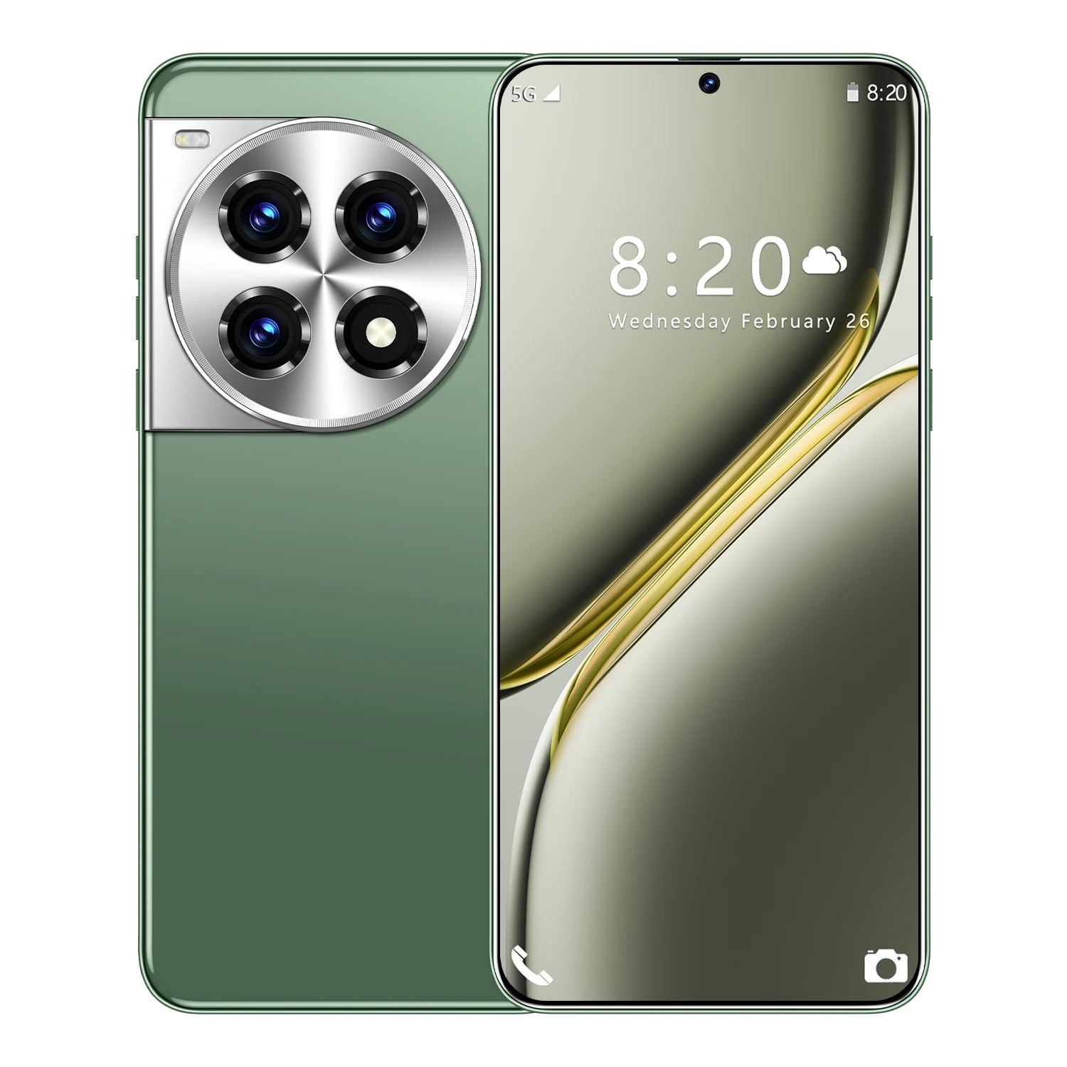 OnePlus 12 5G Smartphone, 16GB RAM, 1TB Storage - Flowy Emerald Green Green 16g 1TB Tidesmit