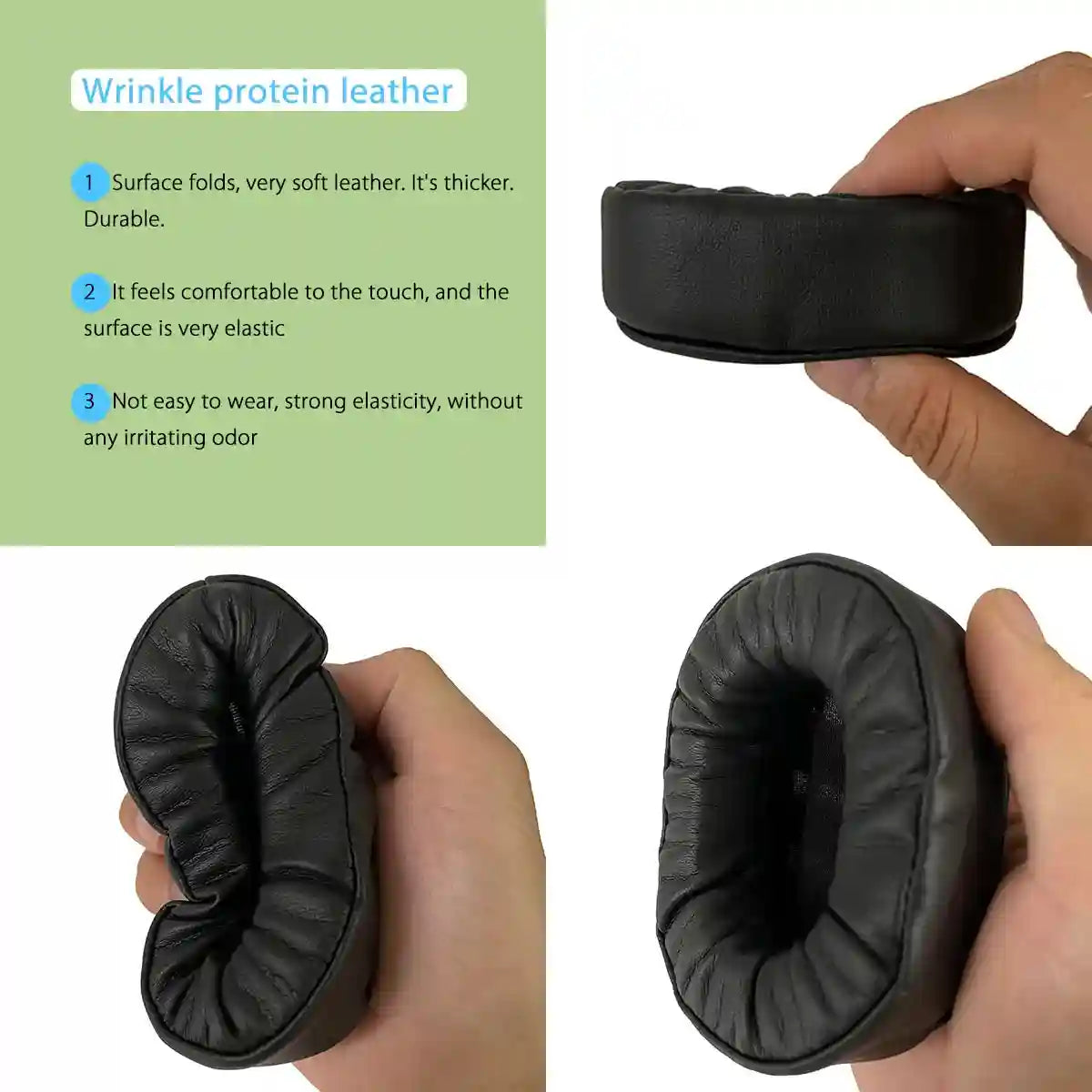 HyperX Cloud Replacement Ear Pads - Memory Foam Over-Ear Cushions Tidesmit