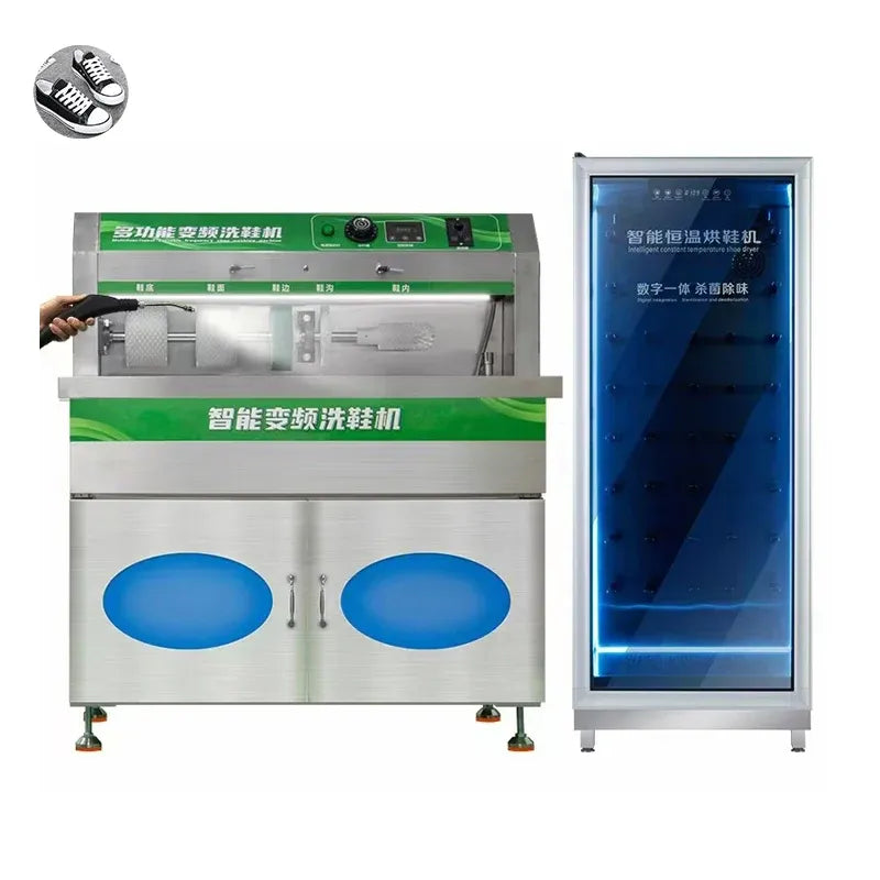 Commercial Shoe Washing Machine Fully Automatic with Dryer and Vending