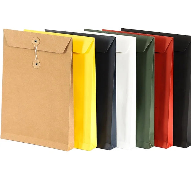 Expandable Kraft Paper Envelopes 250 Gsm Rigid Sealable Mailers for Shipping Packaging Protection Promotion Grocery Recyclable