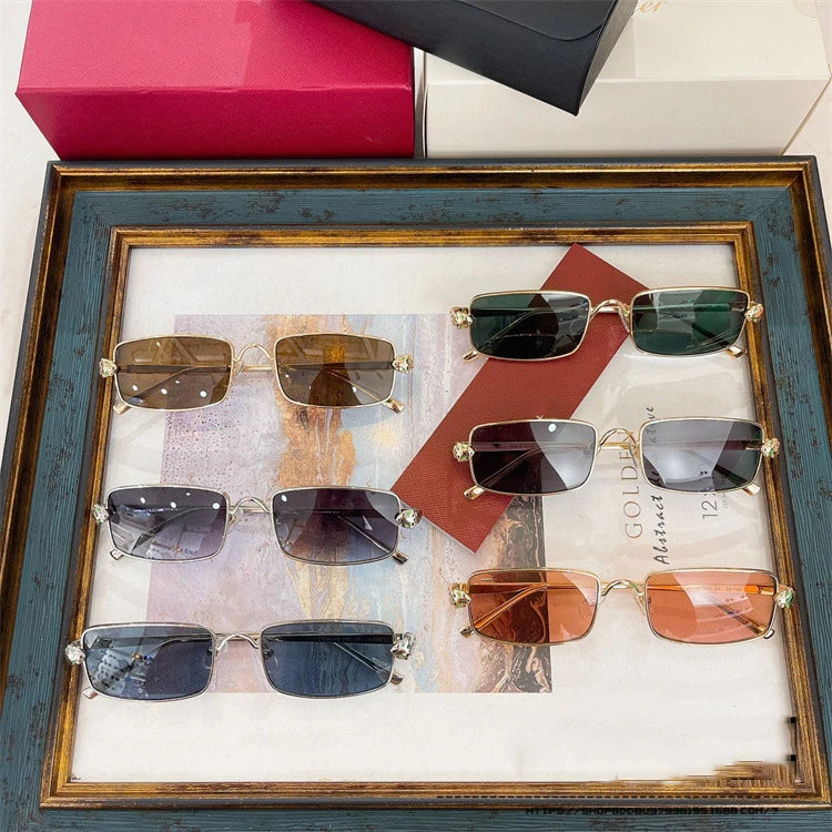 New Luxury Designer Sunglasses 2024 Fashion Men Women Glasses Trendy Shades Classic Eyewear High Quality Sunglass