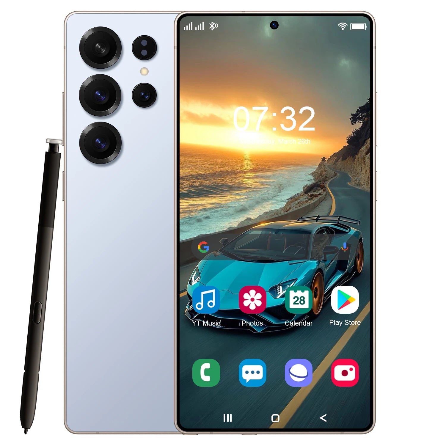 S25 Ultra 5G Smartphone 512GB - Gray, Unlocked Dual SIM Android Mobile Blue 12g 512 GB Tidesmit