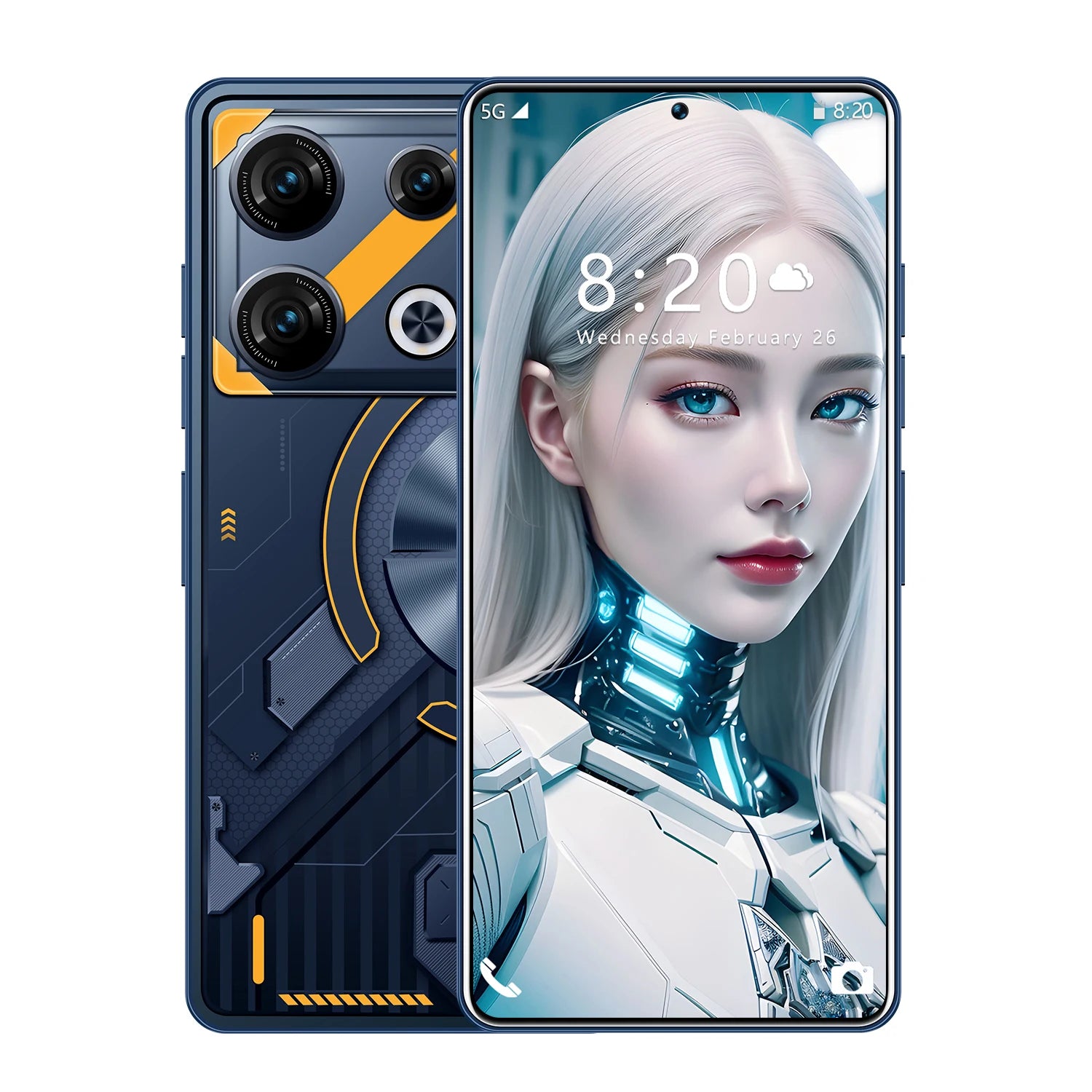 GT10 Pro Android Smart 5G Phone with 16GB RAM & 1TB Storage HighDef Screen - Tidesmit