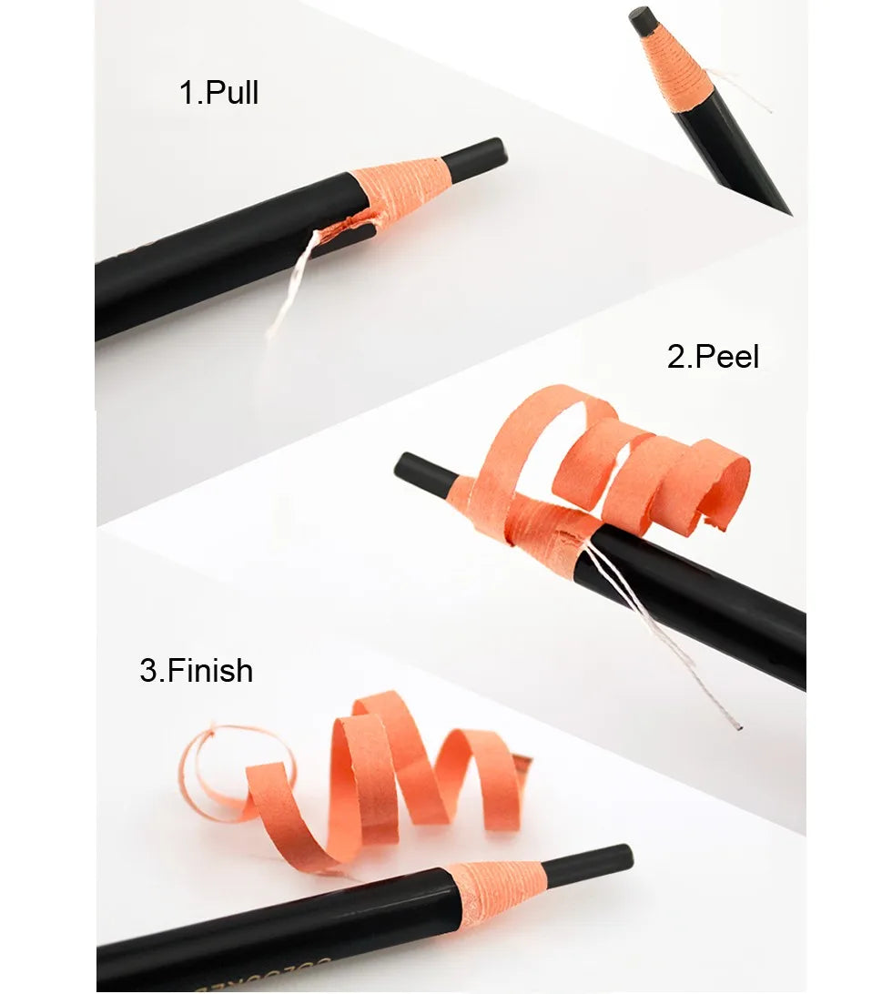 Microblading Eyebrow Pencil Waterproof Peel-Off Semi-Permanent Pen Permanent Makeup Machines Tidesmit