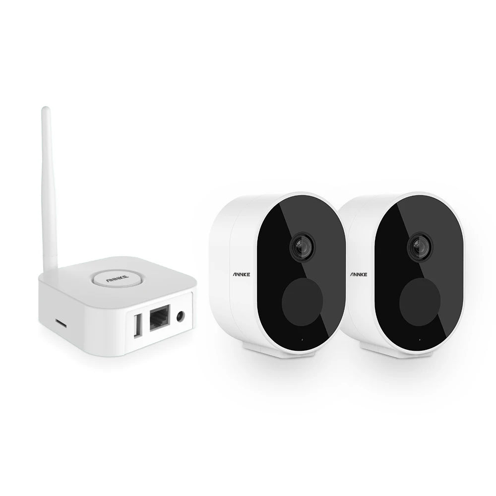 Smart Life 1080P Wireless WiFi Base Station Battery Camera Kit TUYA Home CCTV System With Two-way Audio Tidesmit