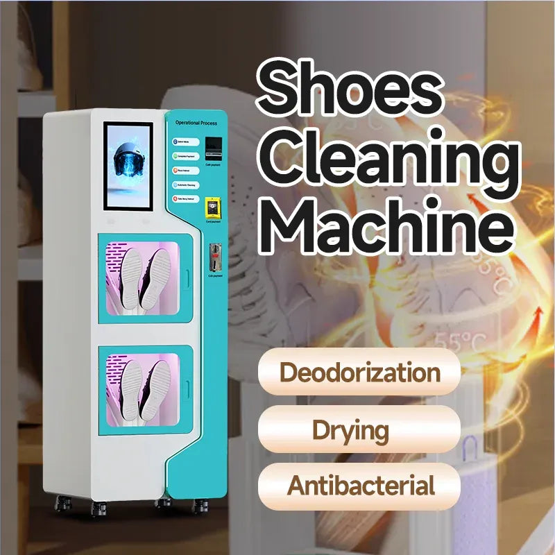 Intelligent Commercial Shoe Washing Machine with UVC Sterilization