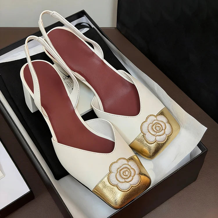 Luxury CC Style Designer Shoe Women for Women New Styles Women's Flat Shoes Loafers Shoes for Women Lady Shoe Slingback Pumps