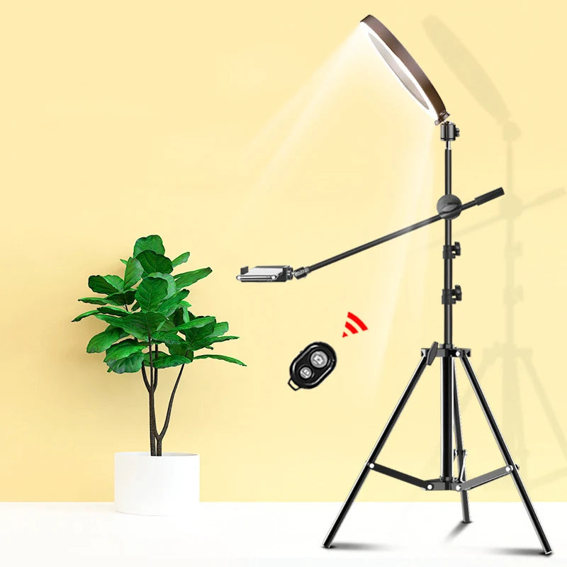 10 Inch LED Ring Light with Tripod Stand for Content Creation Tidesmit