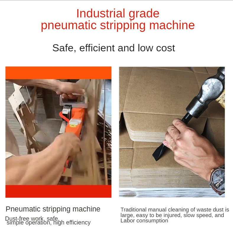 Cleaning China Pneumatic Stripper Die Cut Semi-automatic Waste Carton Stripping Machine Chains