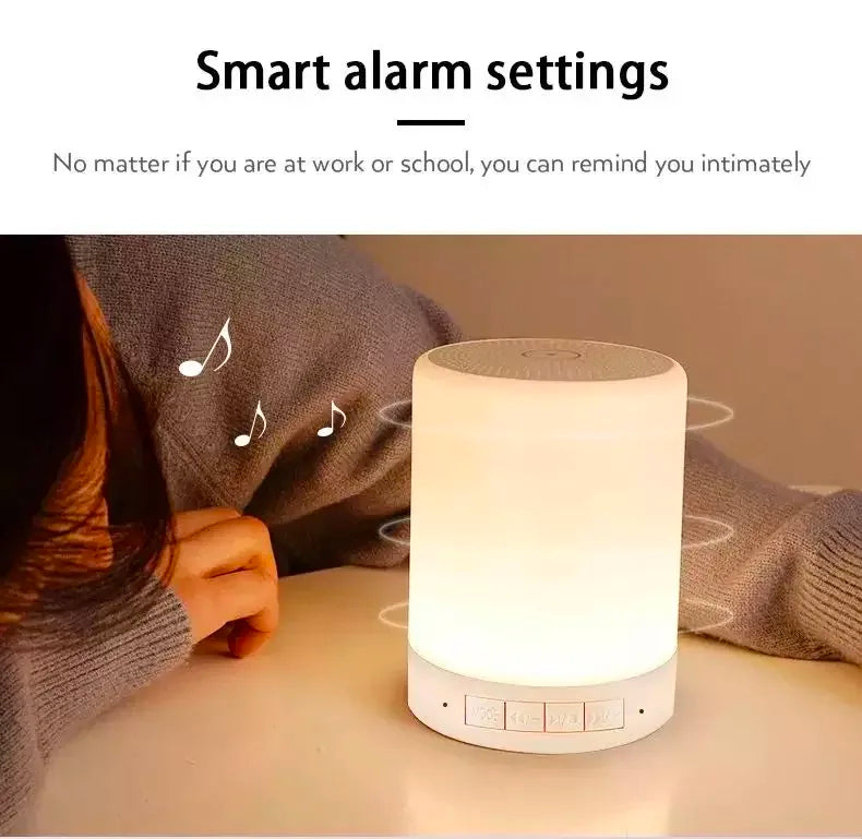 Bluetooth Speaker -AOOLIF Wholesale Price 600mah 3W Smart bluetooth Speaker with Clap on Lights Colorful Touch Lights