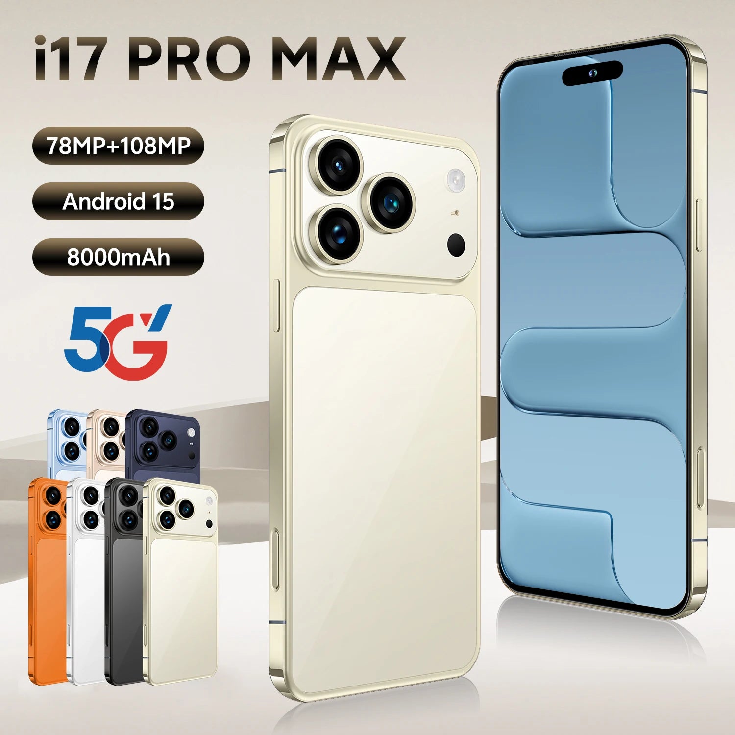 Android 15 Smartphone 1TB 16GB RAM 7.3-Inch AMOLED Unlocked Gray 16g 1TB Tidesmit