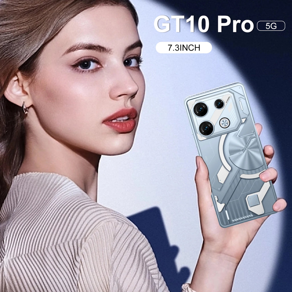 GT10 Pro Android Smart 5G Phone with 16GB RAM & 1TB Storage HighDef Screen - Tidesmit