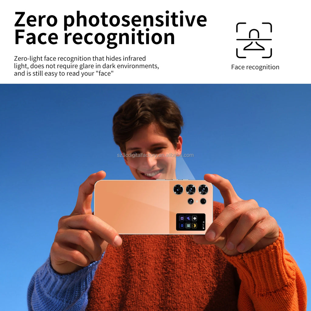 Global Version Mobile Phone S26 Ultra Supports 3G/4G/5G Dual SIM Android 14 16GB+1TB Smartphone for S26 Ultra - Tidesmit