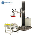 CORINMAC Automatic Pneumatic Robot Pallet Gripper Glue Dispensing Palletizer with Paper Packaging Programming & Price