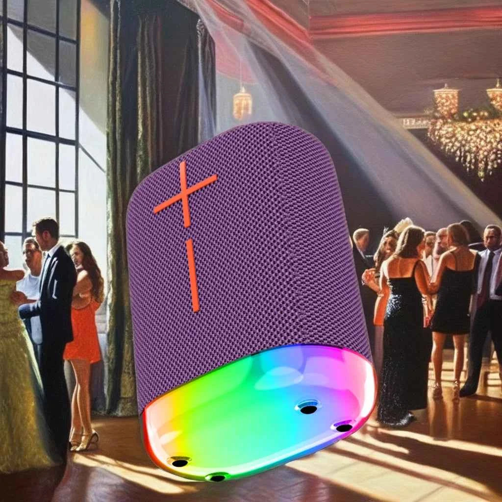 High-Fi Power Home Audio Theatre System Super Bass Active Round Led Powered Mini Portable Wireless Subwoofer Speaker Party My Store