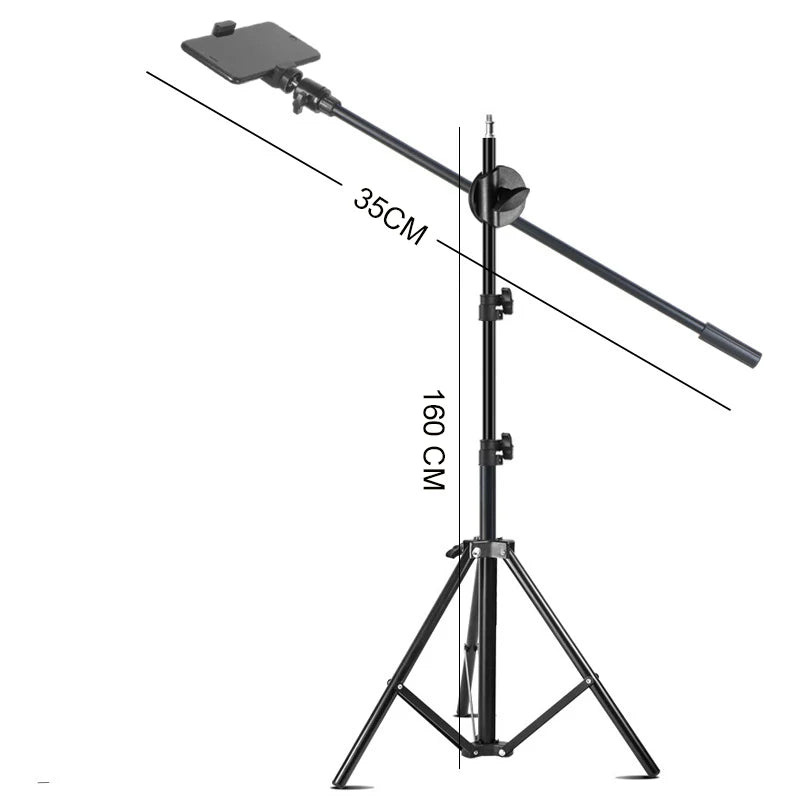 10 Inch LED Ring Light with Tripod Stand for Content Creation Tripods Tidesmit