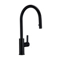 Bagnolux Black Gold Brass Rotation Holder Single Hole Deck Mounted Cold and Hot Water Mixer Pull-Out Sprayer Kitchen Sink Faucet
