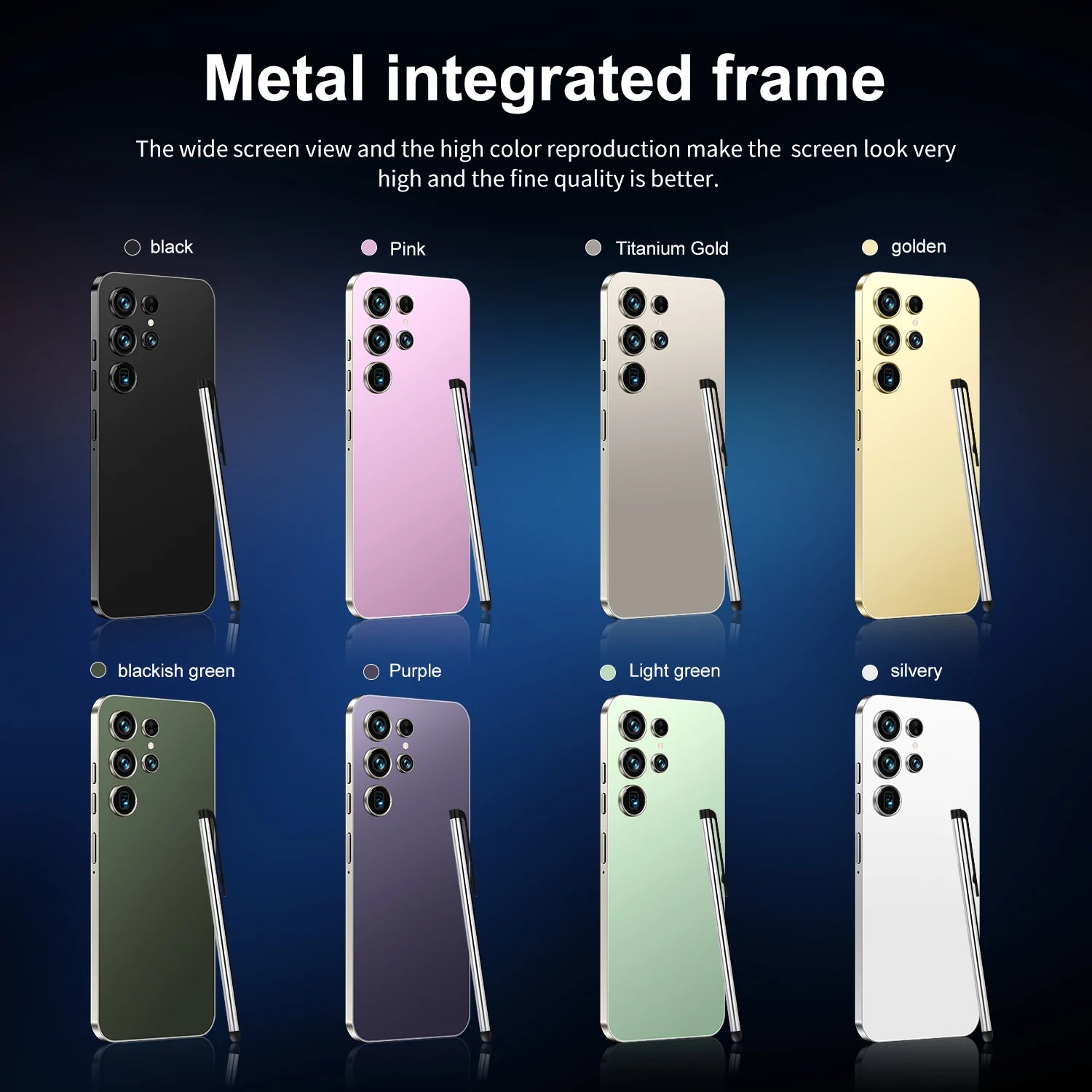 5G Smartphone 16GB RAM 1TB Storage - 7.3-inch HD Display Unlocked Tidesmit