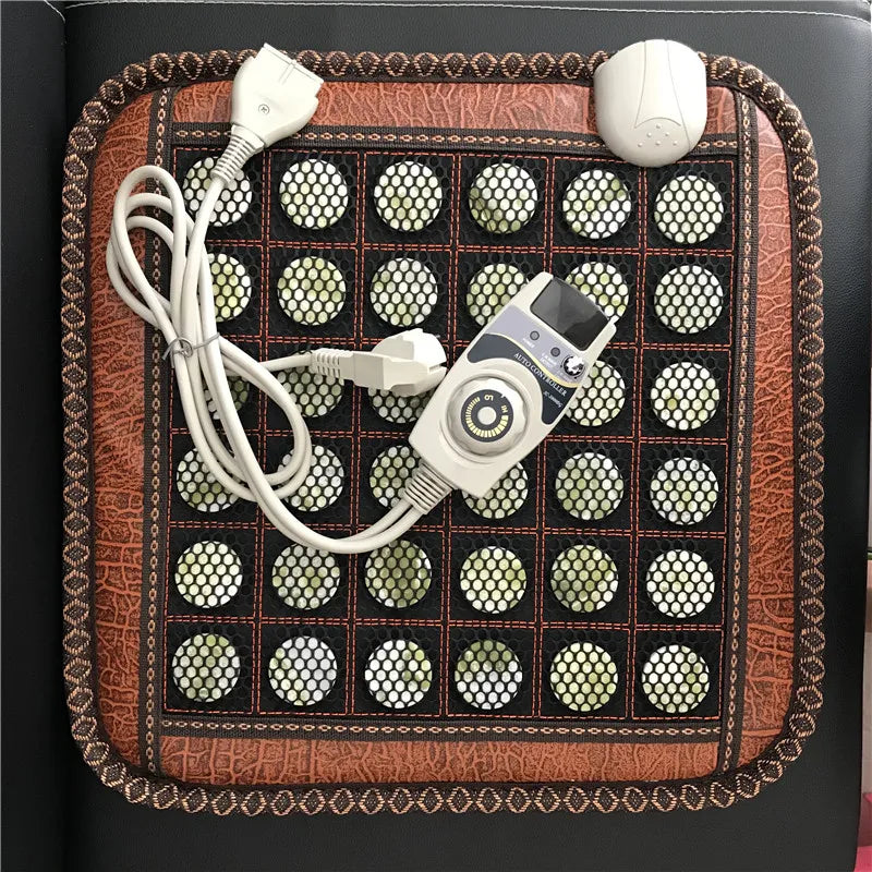 Jade Heating Massage Cushion for Muscle Relief - 45cm Electric Massager Massage Cushion Tidesmit