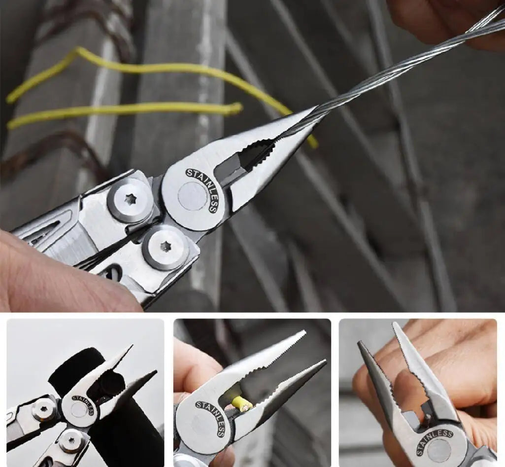 Daicamping  DL1 DL10 Clip Multifunctional DEC Clamp Folding Knife Tools Multitools Cable Camping Gear Multi Pliers Multi-tool