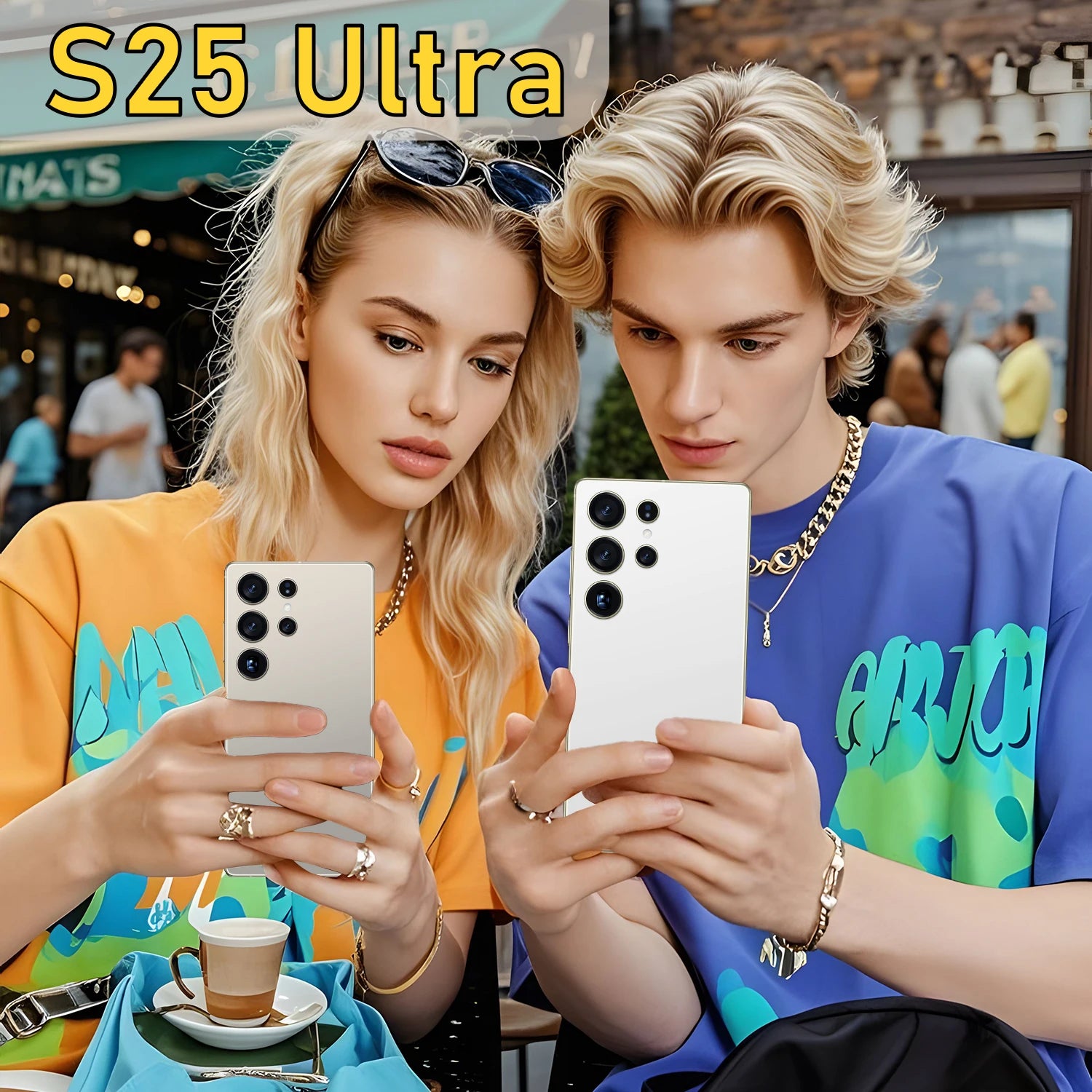 Android 16 5G Smartphone - 7.3 Inch AMOLED Display 16GB RAM 1TB Storage Tidesmit